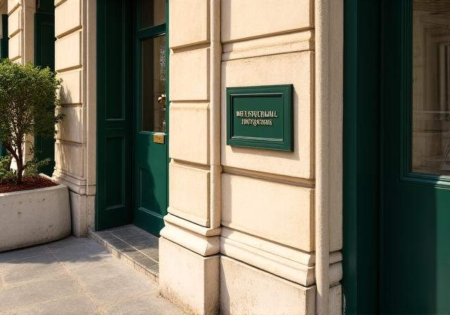 Entr&eacute;e de l'atelier La Forge Juridique au 18 Boulevard de Vaugirard